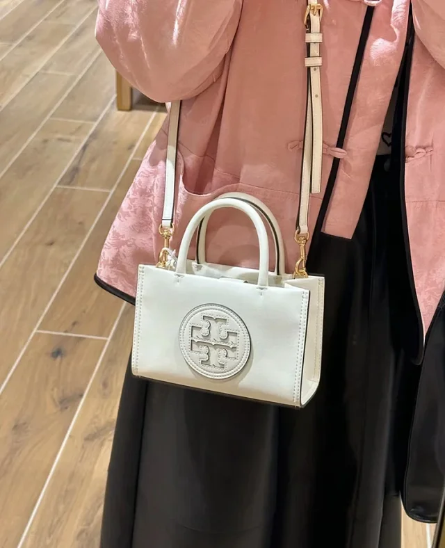 Tory Burch Handbags Double T Logo Mini Top-Handle Bag product detail image 4