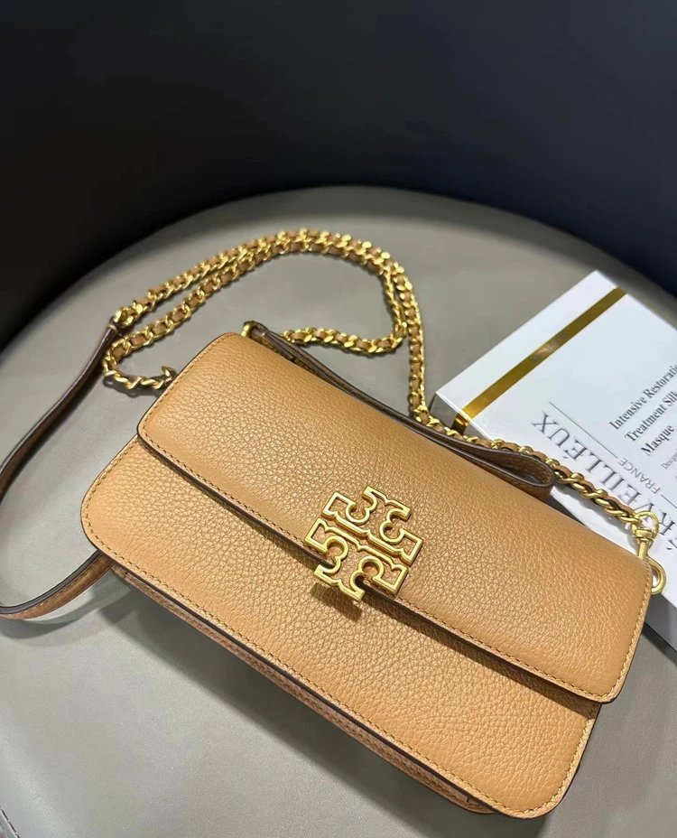 Tory Burch Miller Mini Chain Wallet White Clutch - 18