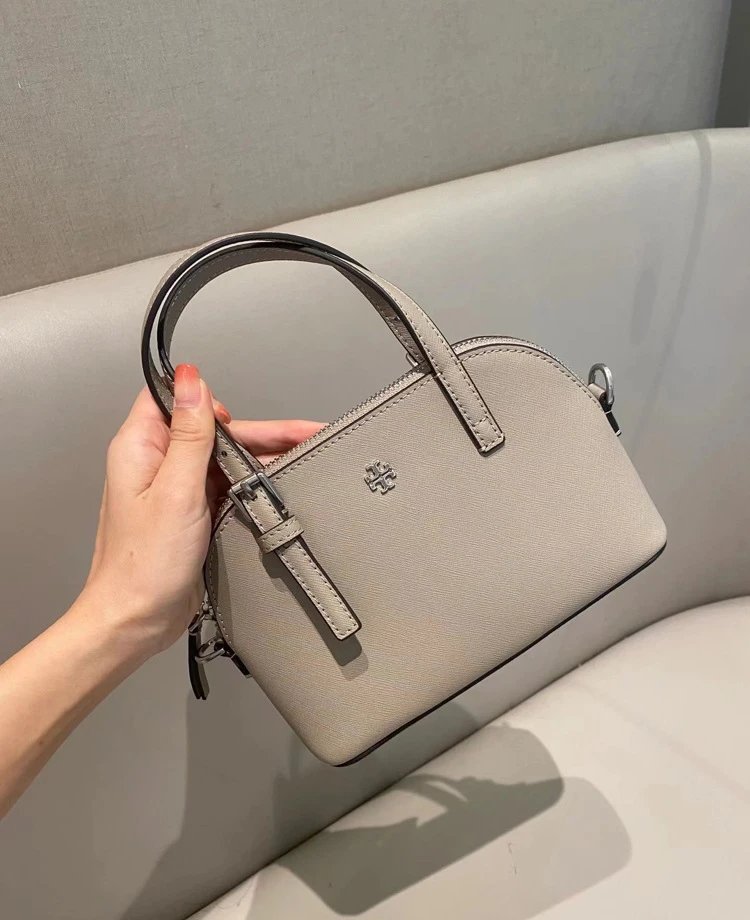 Tory Burch Mini Miller Saddle Bag Cognac Handbag - 12
