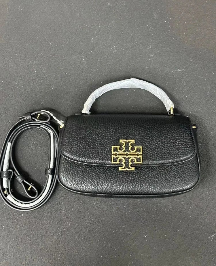 Tory Burch Miller Mini Top Handle Bag Black Handbag - 15