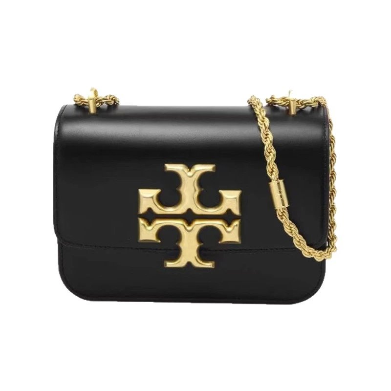 Tory Burch Crossbody Bags Gold Double T Logo Chain Strap image 5