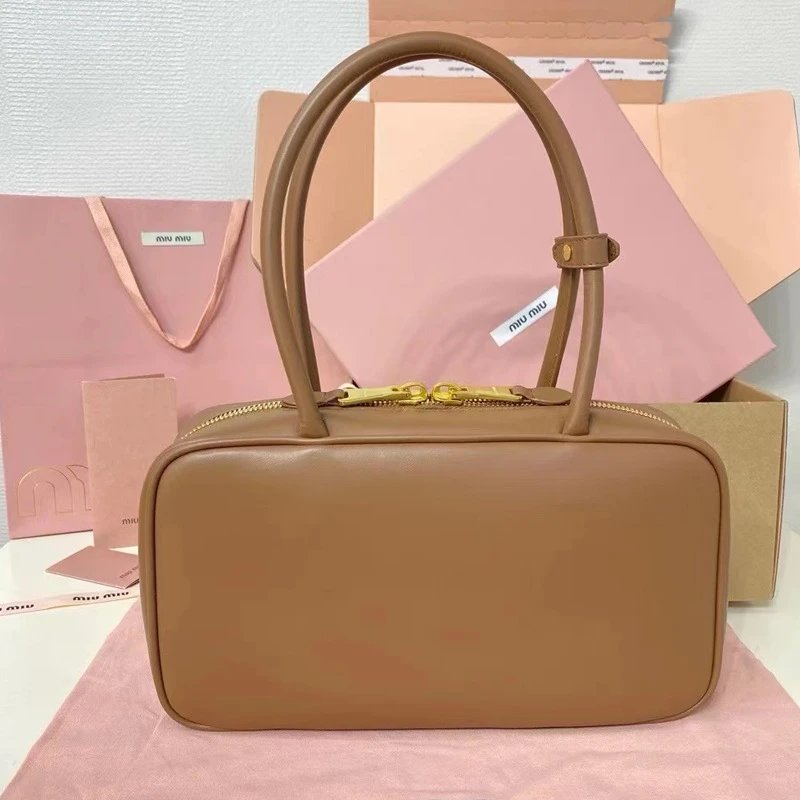 Miu Handbags Bowling handbag with double top handles image 3