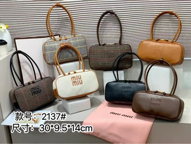 Miu Handbags Bowling handbag with double top handles product detail image 1