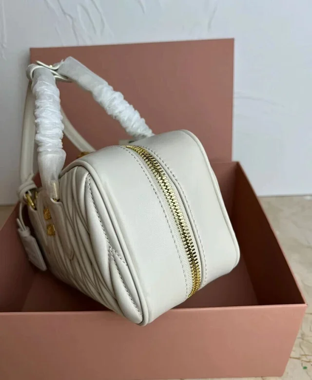 Miu Handbags Matelassé Bowling Bag product detail image 11
