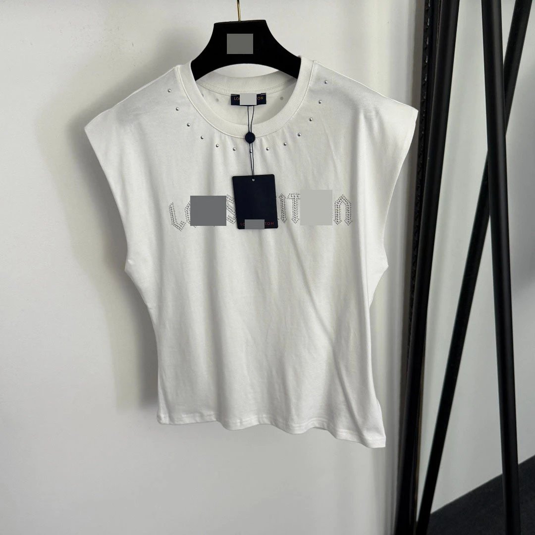 Louis Vuitton Crystal-Embellished Logo T-Shirt Black - 6