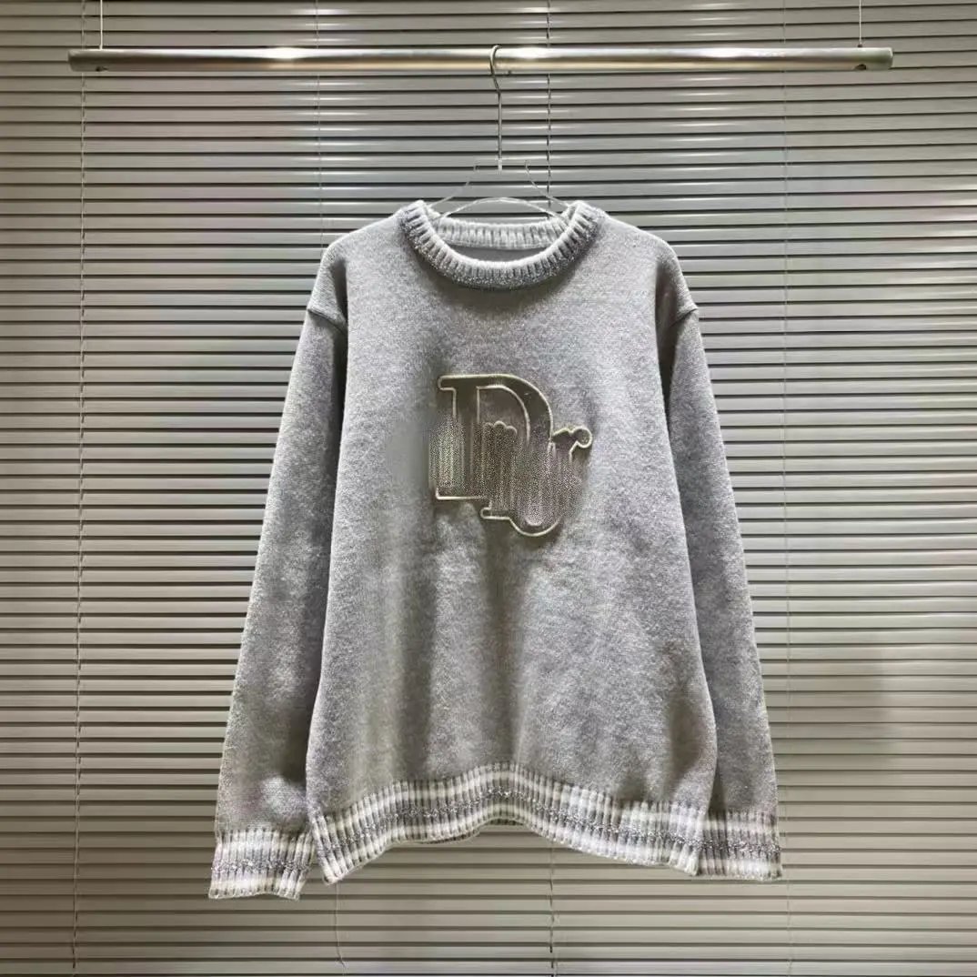 Dior Atelier Paris Embroidered Olive Green Sweater - 6