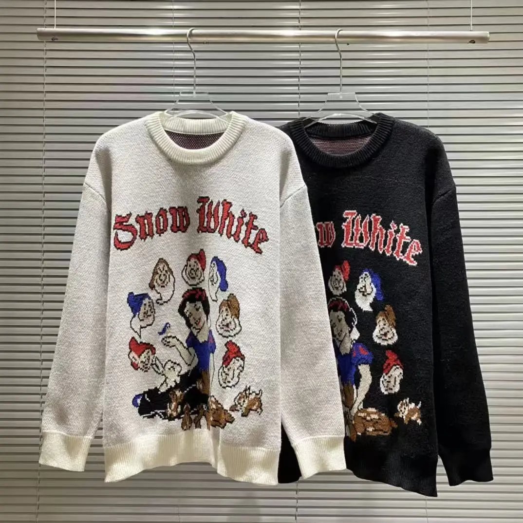 Disney x Design Snow White Graphic Knit Sweater White - 4