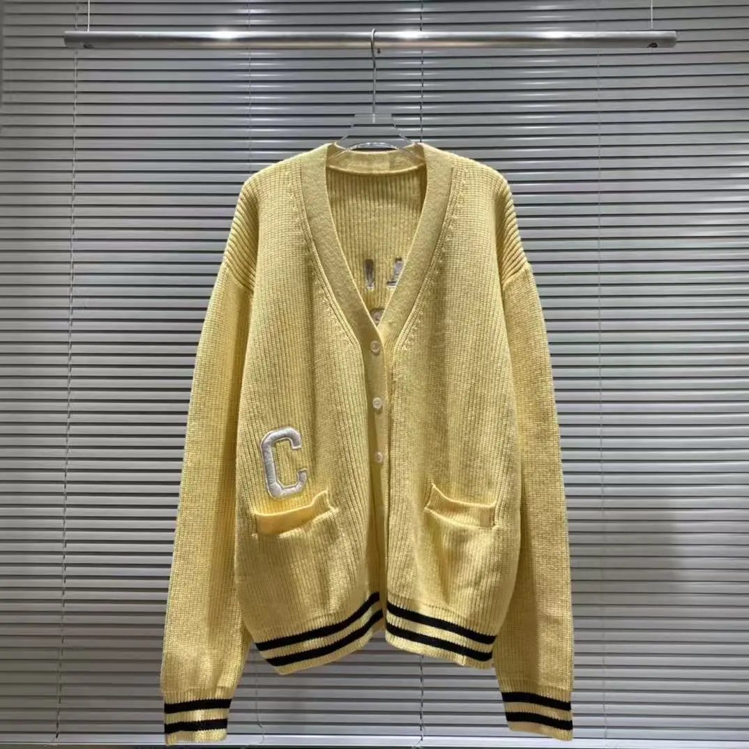 Celine Logo Embroidered Ribbed Knit Sweater Pink - 13