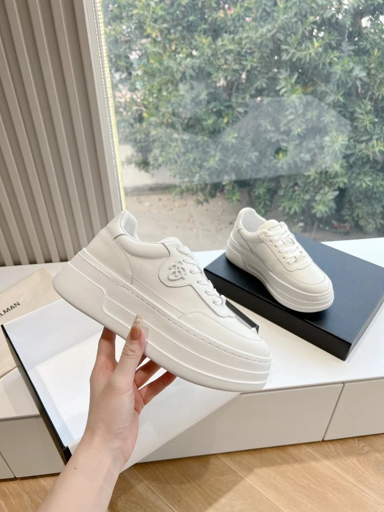 Chanel CC Logo Chunky Platform Sneakers White - 17
