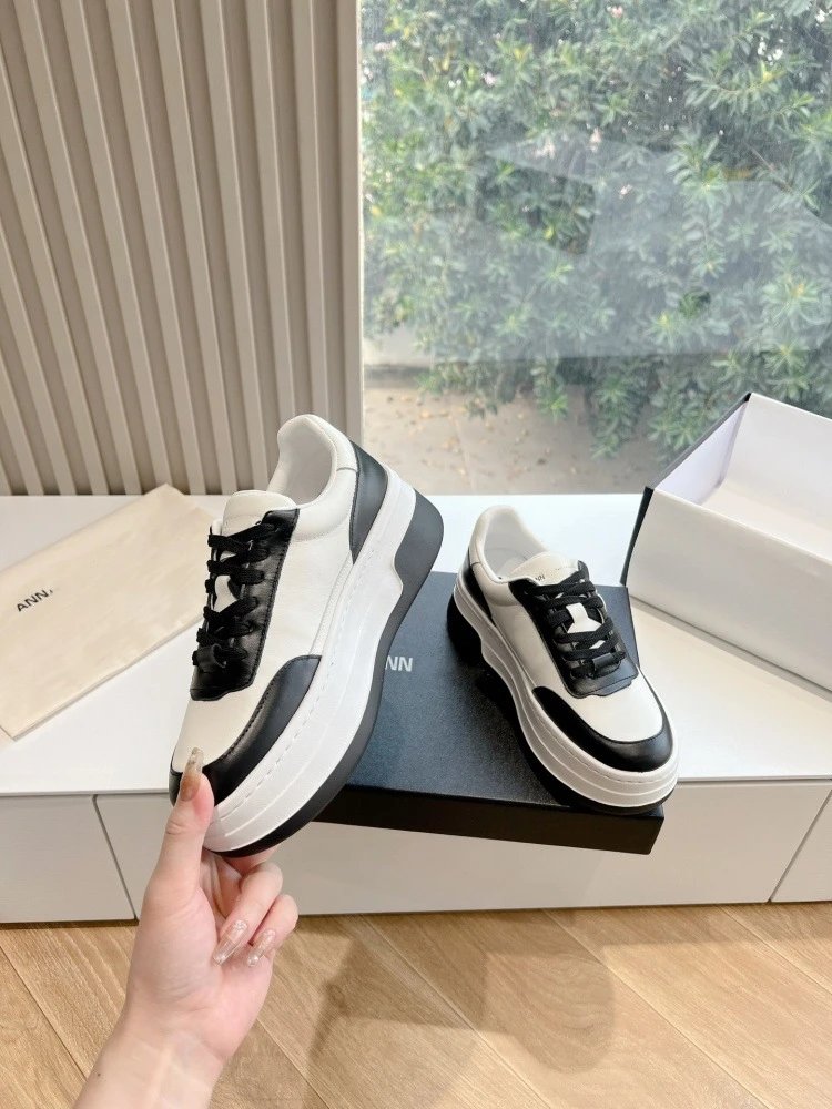 Chanel CC Logo Chunky Platform Sneakers White - 25