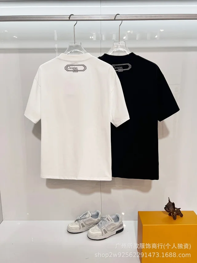 Dior T-Shirts Horse Embroidery product detail image 4