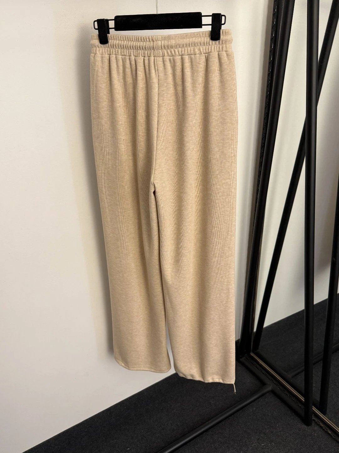 Design Corduroy Toggle Jacket and Wide-Leg Sweatpants Set Brown - 10