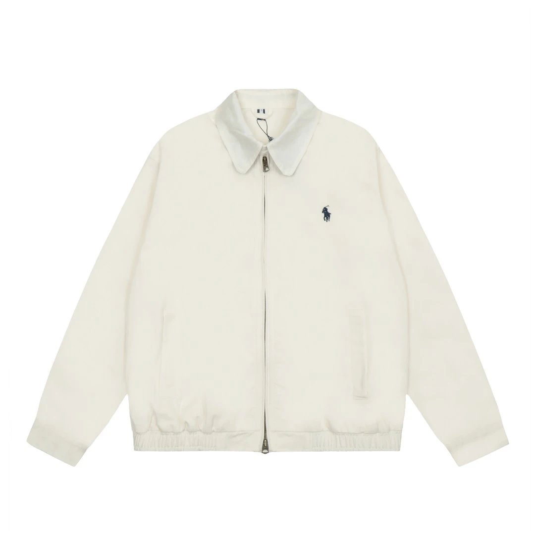Polo Ralph Lauren Reversible Coach Jacket Off-White - 3