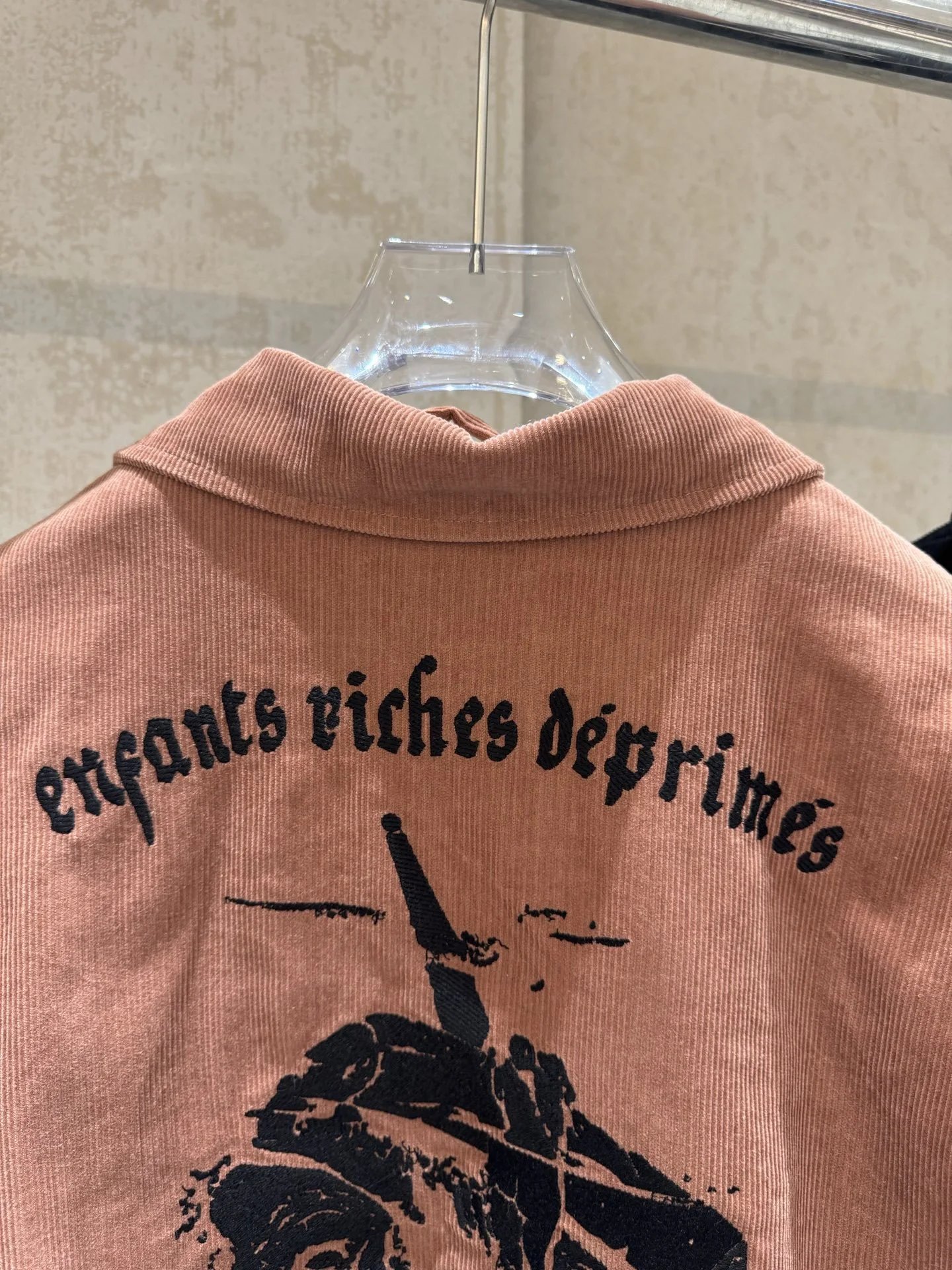 Gallery Dept E.V.D. Corduroy Bomber Jacket Dusty Rose - 17