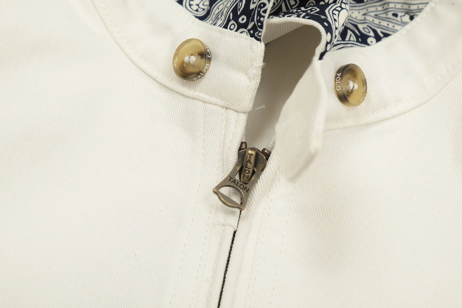 Polo Ralph Lauren Reversible Coach Jacket Off-White - 11