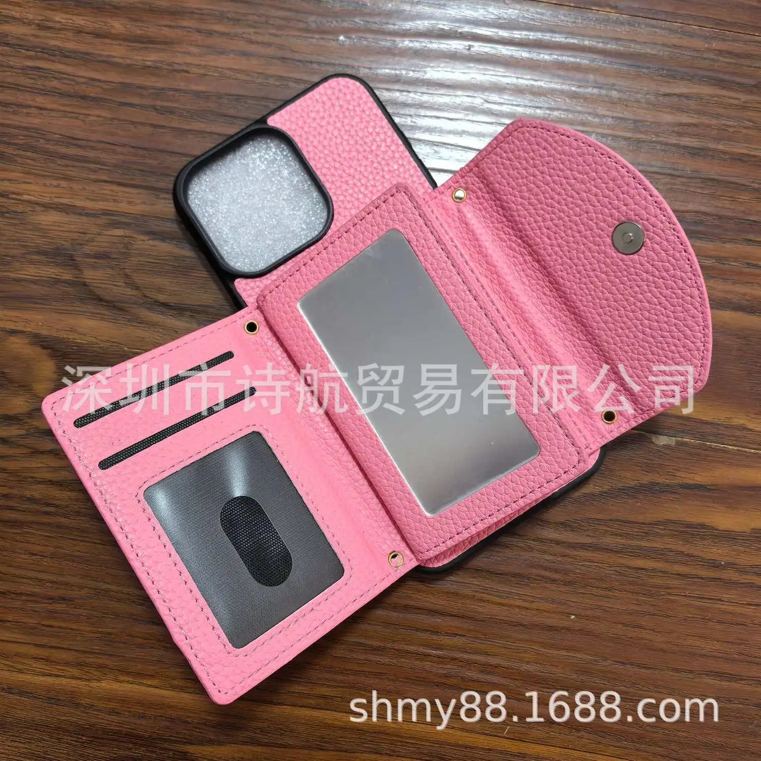 Unbranded Phone Cases Wallet Folio Case with Card Slots and Detachable Wrist Strap image 2