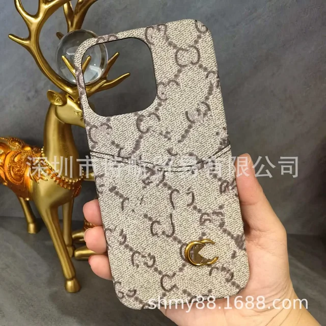 Unbranded Phone Cases Monogram-Pattern Card Holder Case product detail image 8