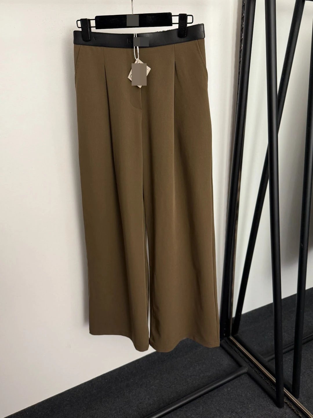 Saint Tears Wide-Leg Dress Pants Black - 6