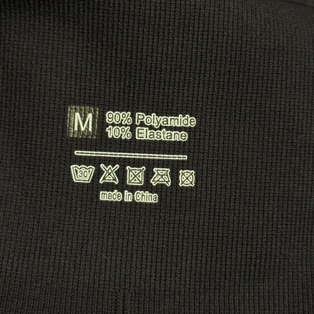 Alphaca Cropped Zip-Up Activewear Set Black with White Contrast Stitching - 12
