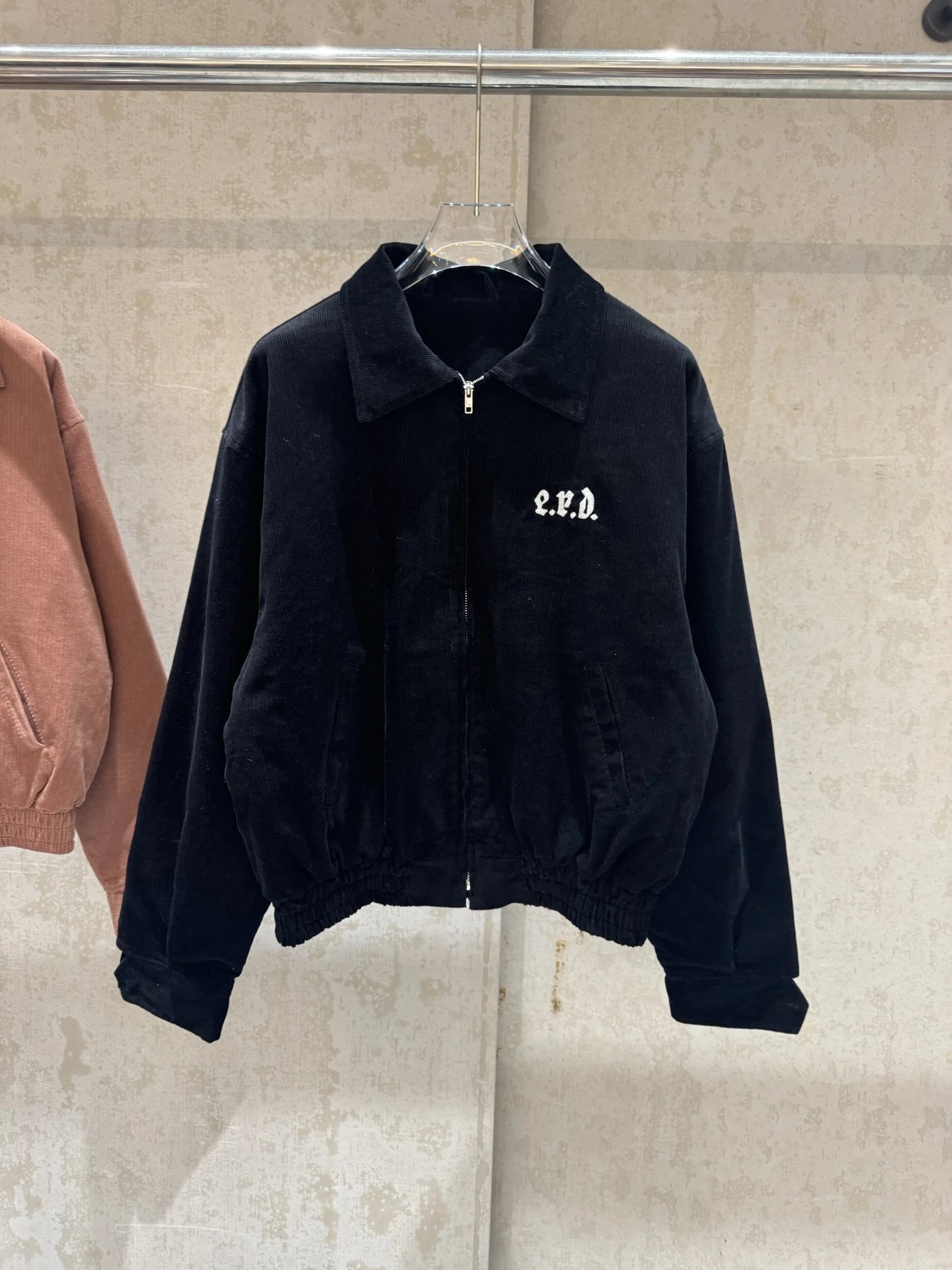 Gallery Dept E.V.D. Corduroy Bomber Jacket Dusty Rose - 9