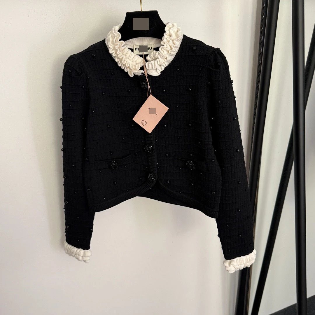 Chanel-Inspired Ruffled Waist Tweed Pants Pink - 7