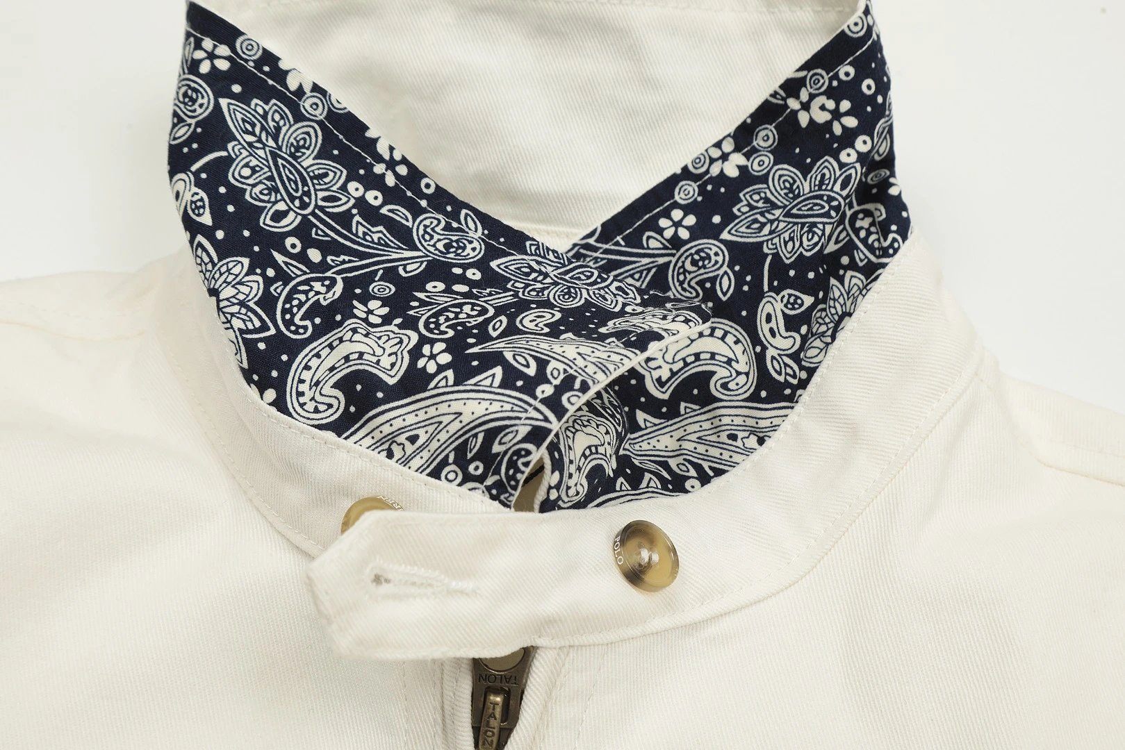 Polo Ralph Lauren Reversible Coach Jacket Off-White - 8