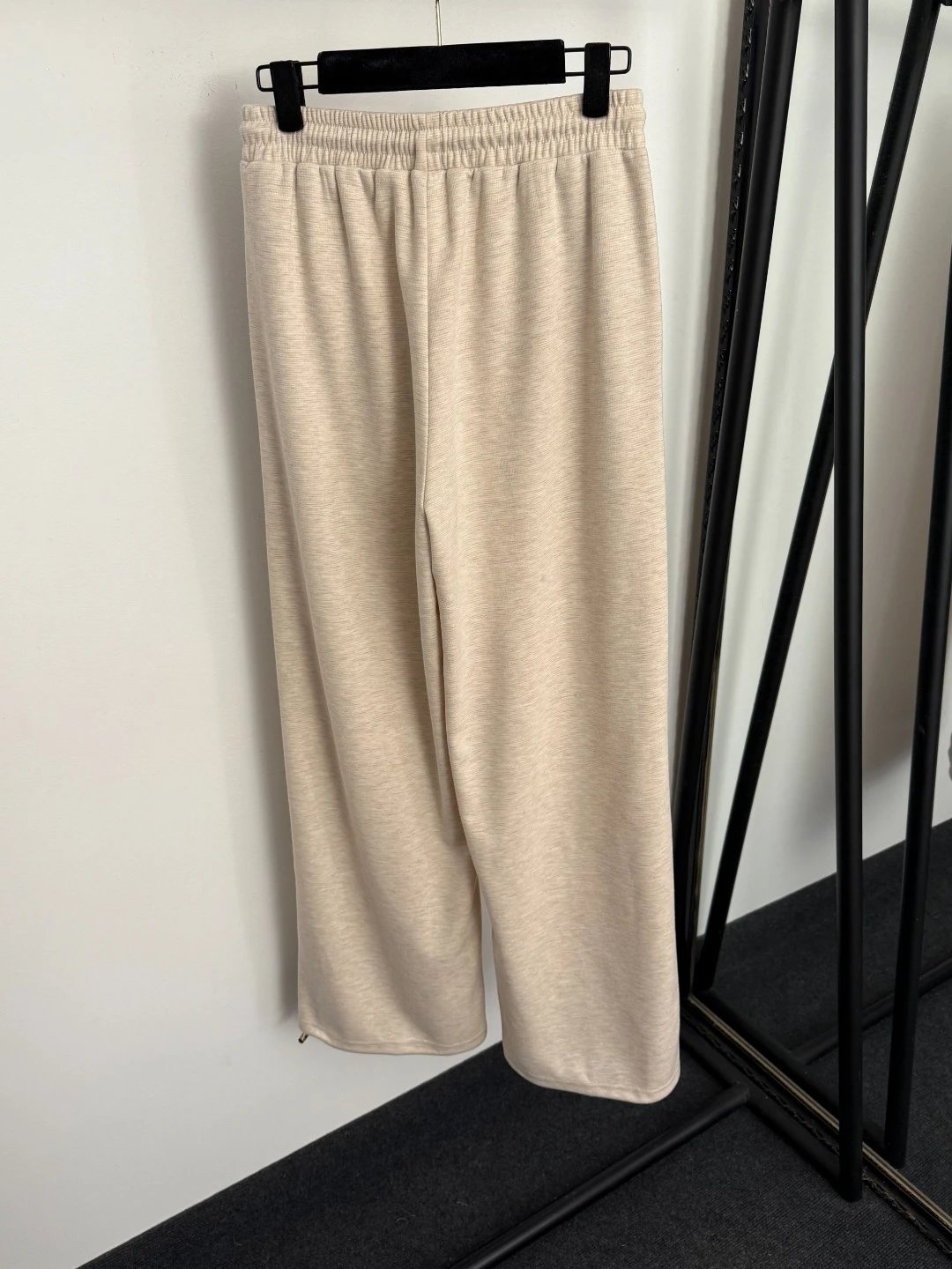 GRA Beige Ribbed Zip-Up Tracksuit Set - 9