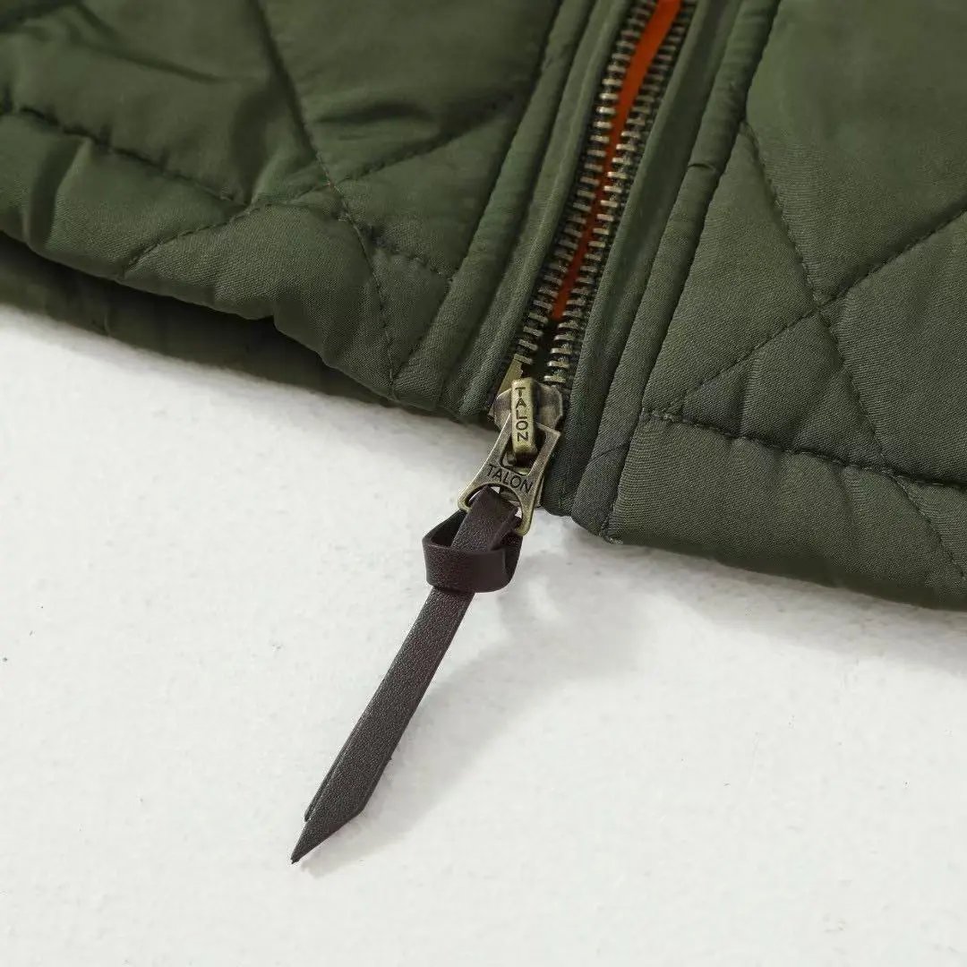 Ralph Lauren Quilted Diamond Stitch Jacket Brown Outerwear - 15