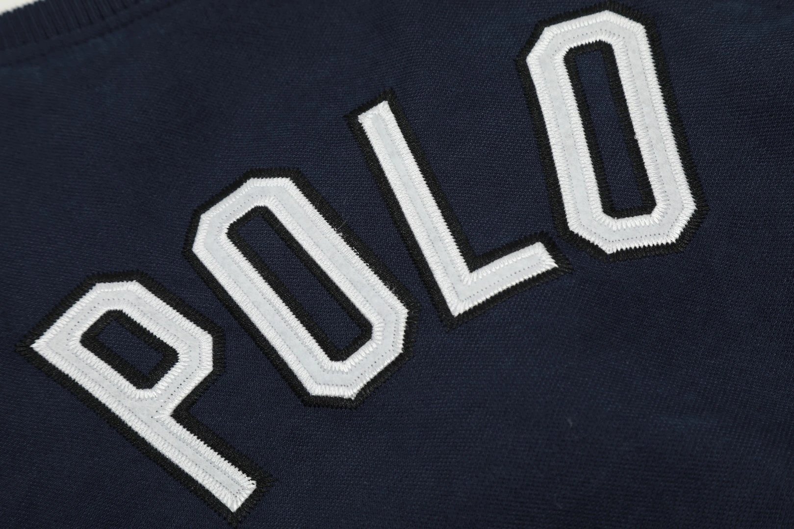 Polo Ralph Lauren Varsity Jacket Navy White Outerwear - 14