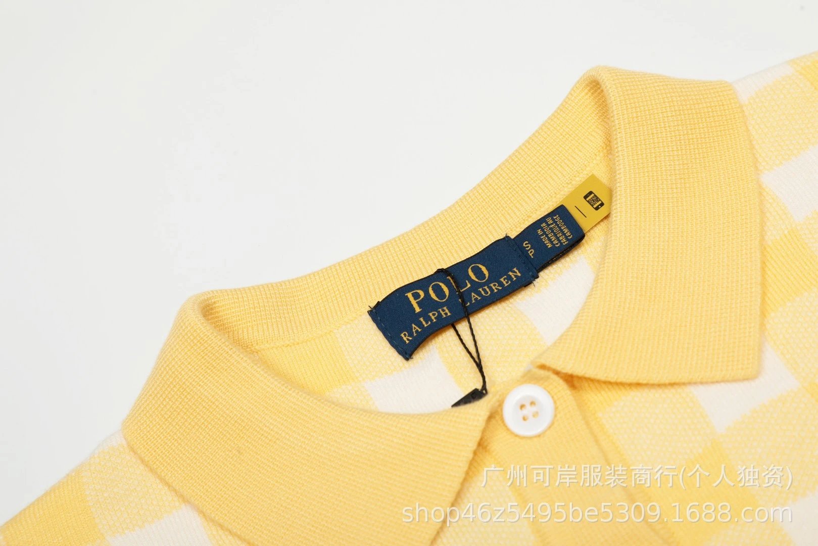 Polo Ralph Lauren Gingham Knit Polo Mint Green - 21