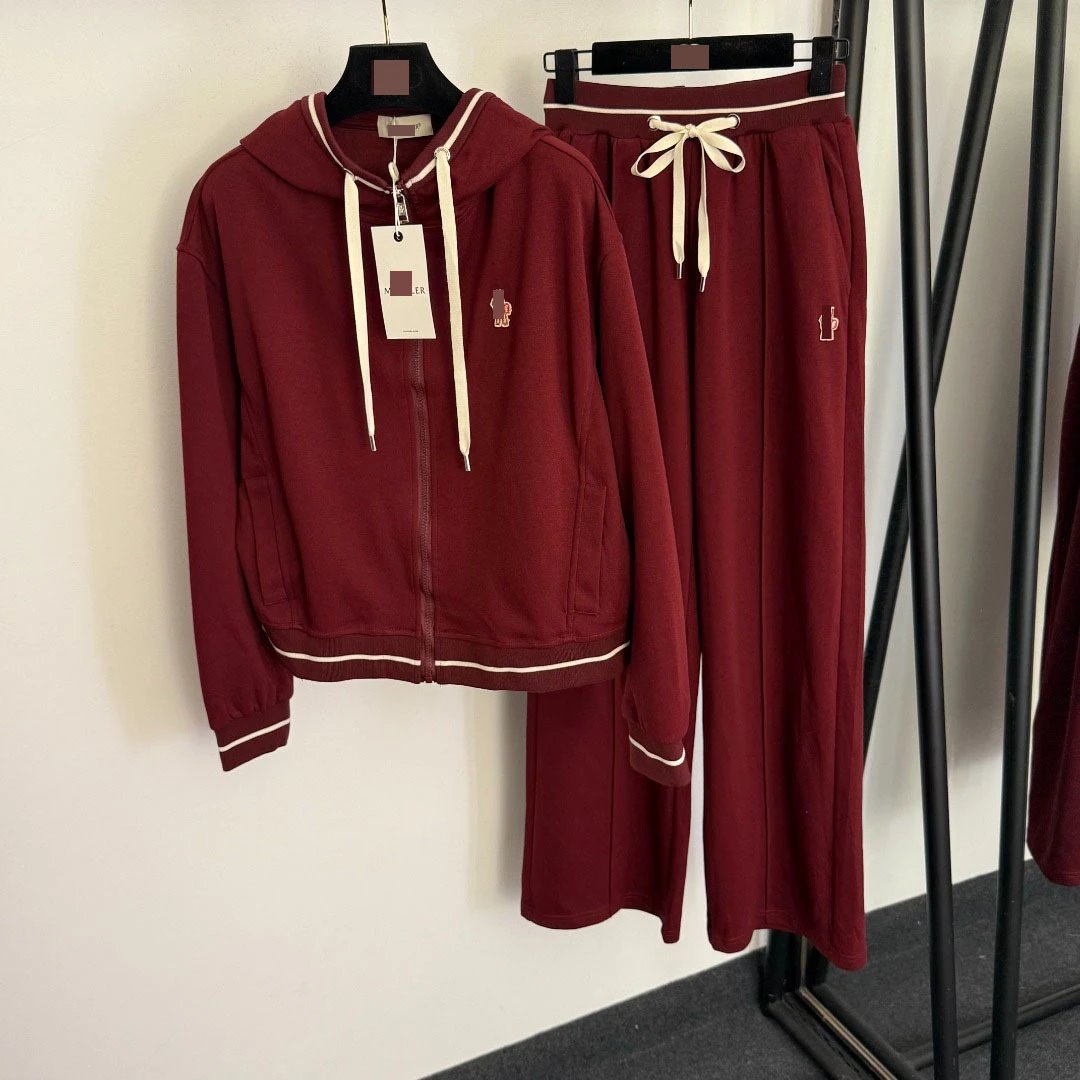 Moncler Genius Hoodie and Sweatpants Set Brown - 5