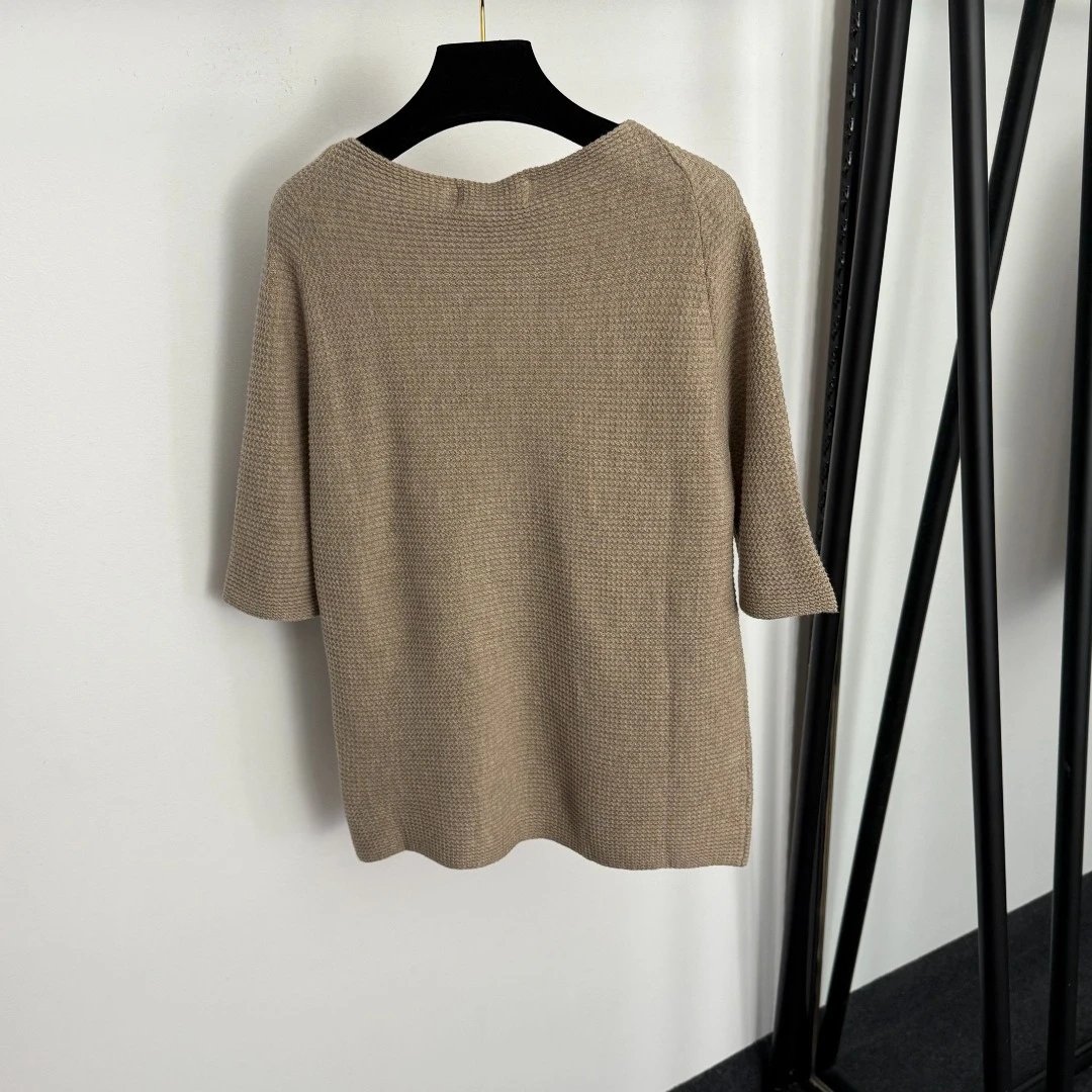 Design Knit Set Black Casual Two-Piece Set - 9