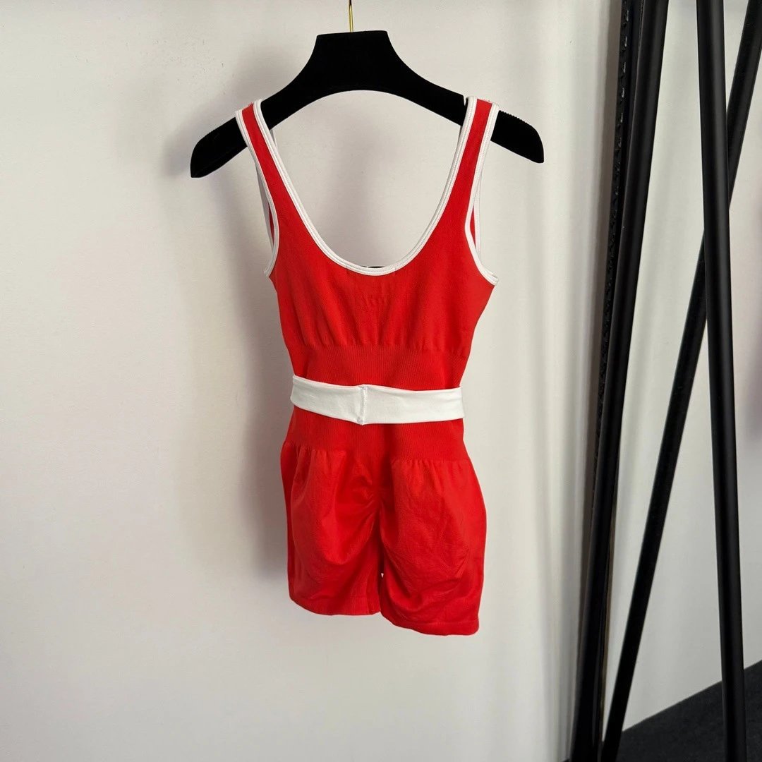 C A Bathing Ape x C Collection Sage Green Contrast-Trim Romper - 5