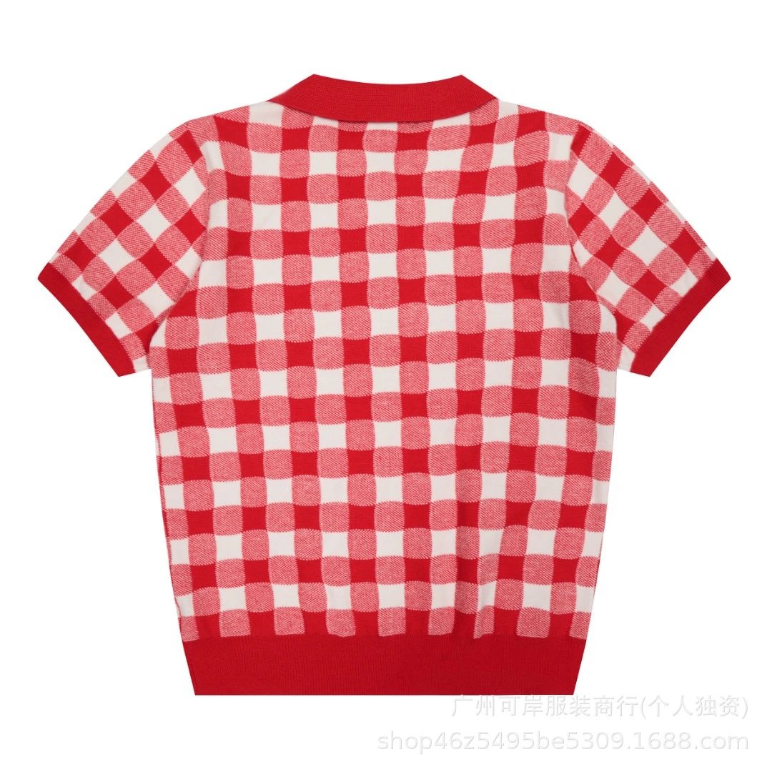 Polo Ralph Lauren Gingham Knit Polo Mint Green - 4