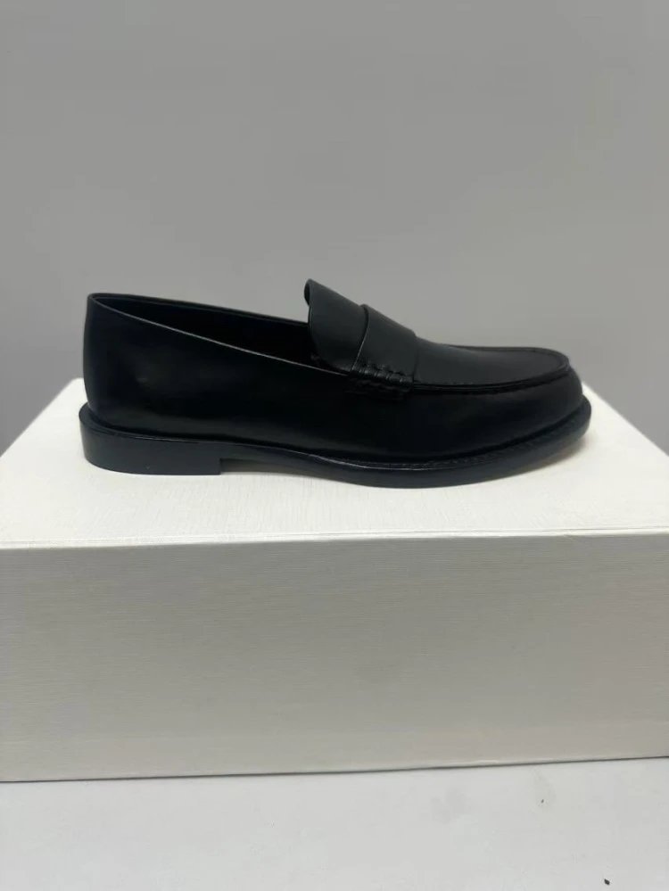Saint Tears Loafer Black Leather Loafers - 13