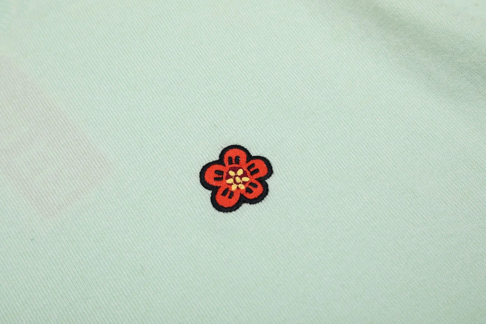 Kenzo Flower Embroidered Pink Cropped Knit Sweater - 18