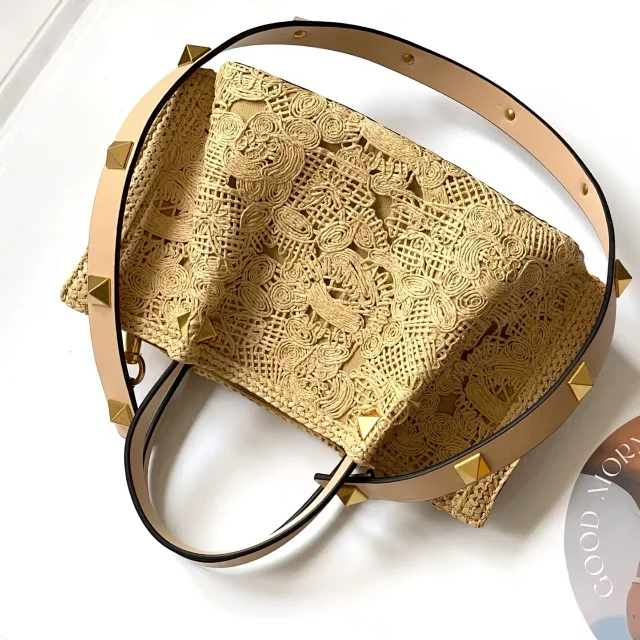 Unbranded Handbags Embroidered Woven Tote Bag product detail image 7
