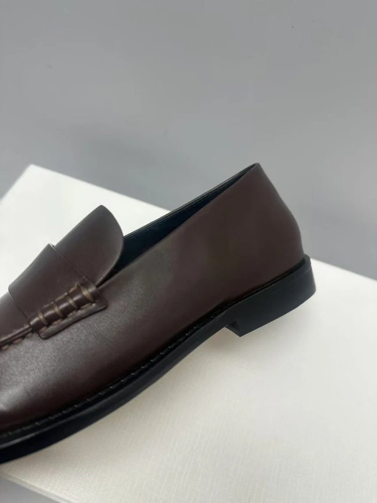 Saint Tears Loafer Black Leather Loafers - 8