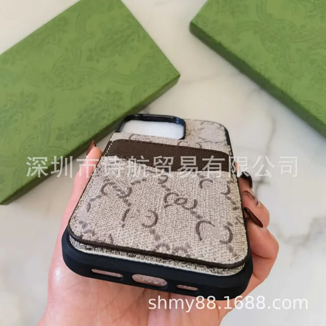Gucci Phone Cases GG Monogram Card Holder Kickstand Case product detail image 7