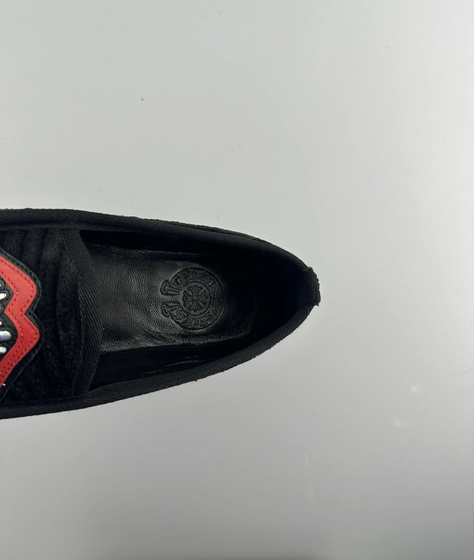Chrome Hearts x Saint Tears Lip Motif Loafers Black - 14