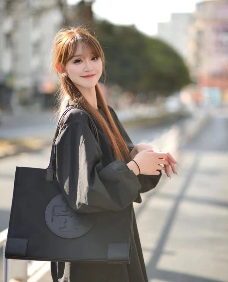 Tory Burch Miller Tote Navy Blue Handbag - 7