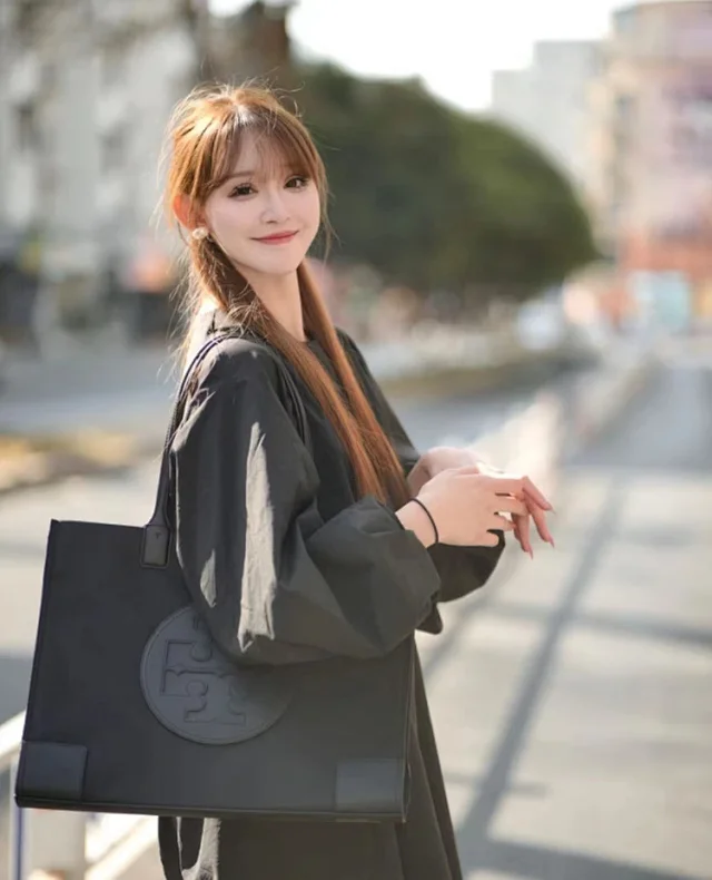 Tory Burch Handbags Nylon tote with Double T logo product detail image 6