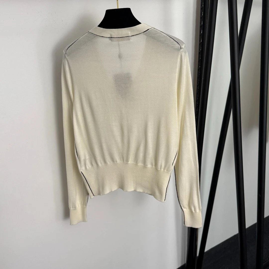Saint Tears Knit Vest and Cardigan Set Beige Sweater - 9