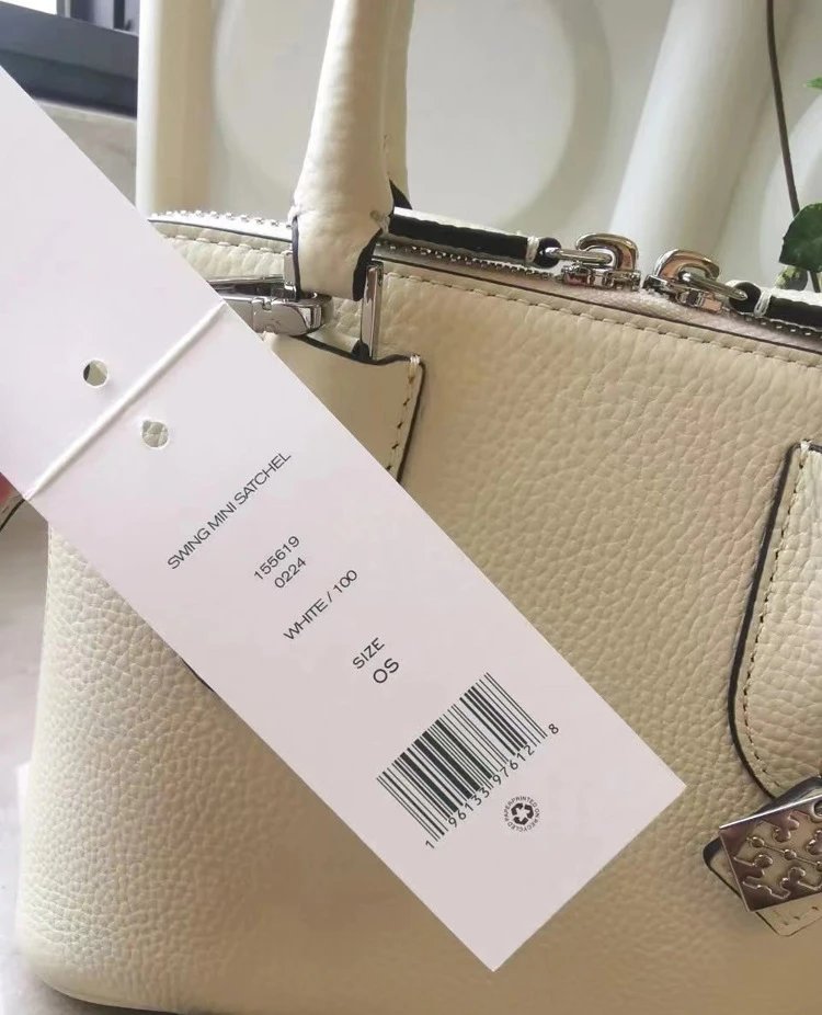 Tory Burch Miller Mini White Leather Handbag - 15