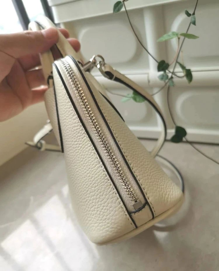 Tory Burch Miller Mini White Leather Handbag - 16