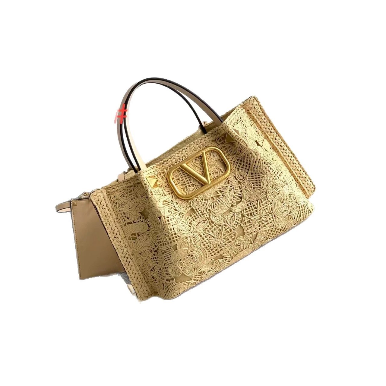 Unbranded Handbags Embroidered Woven Tote Bag image 5