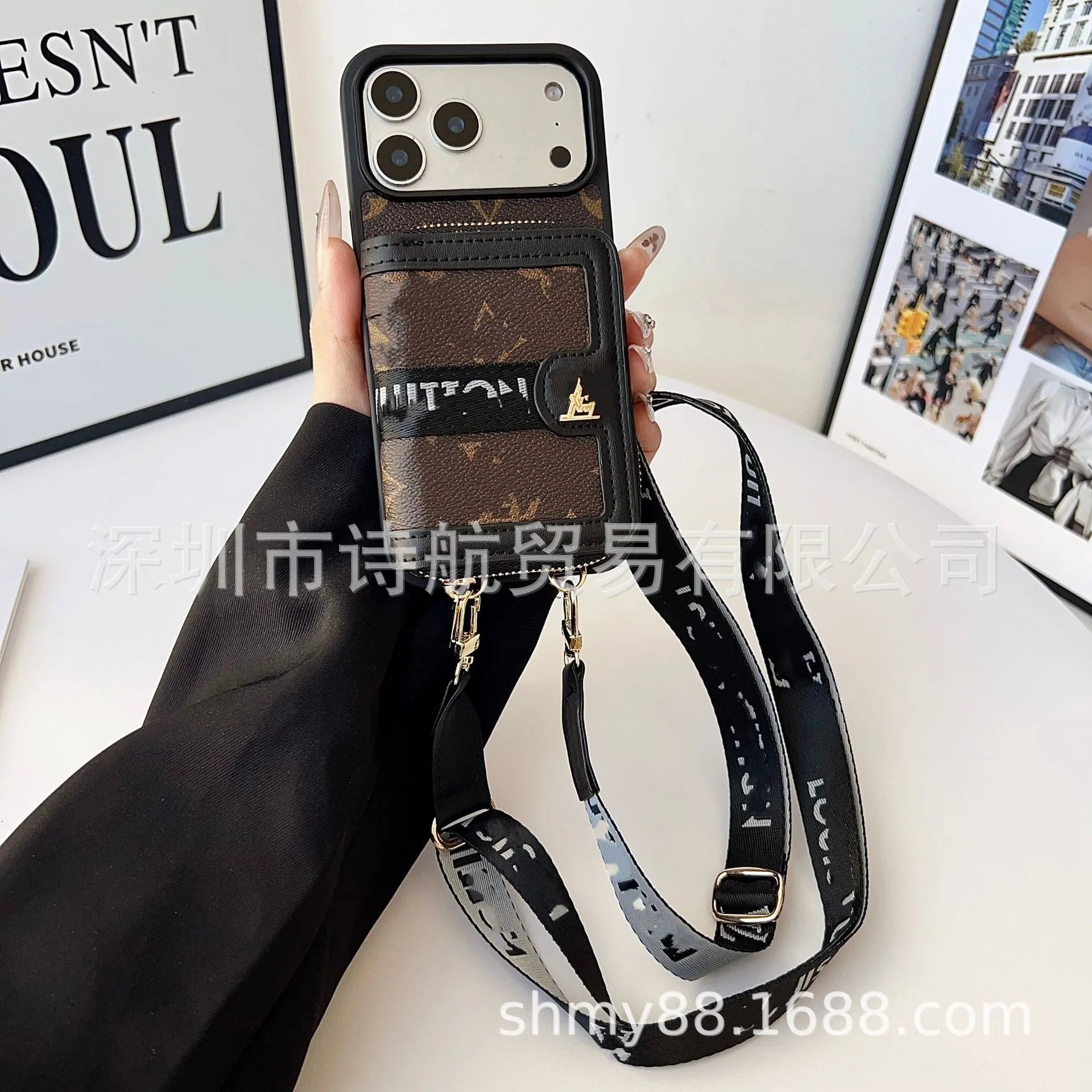 Gucci GG Marmont Phone Case with Web Strap Crossbody - 5