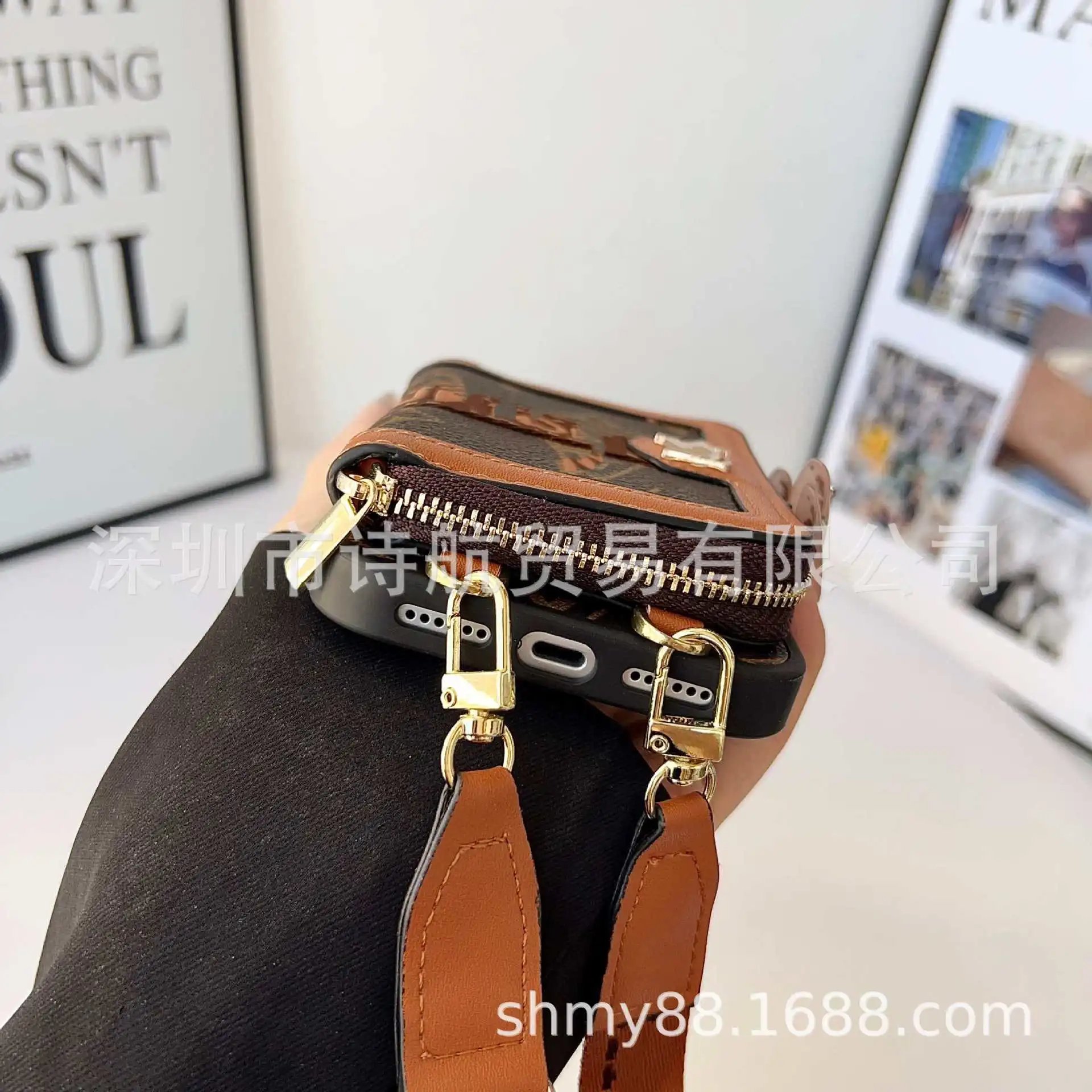 Gucci GG Marmont Phone Case with Web Strap Crossbody - 10