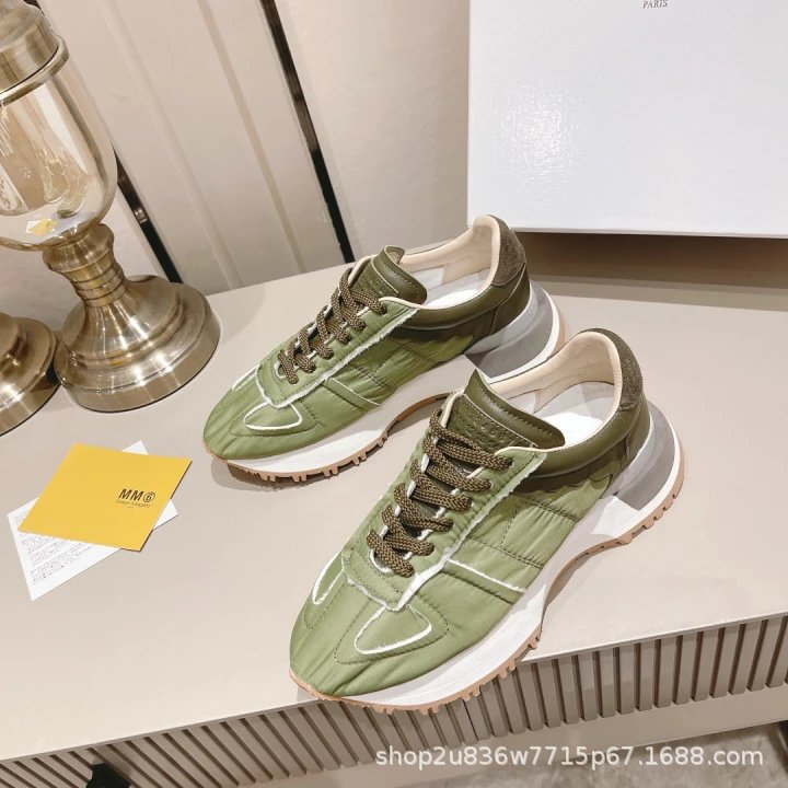 Stone Island Shadow Project Runner Olive Green Sneakers - 18