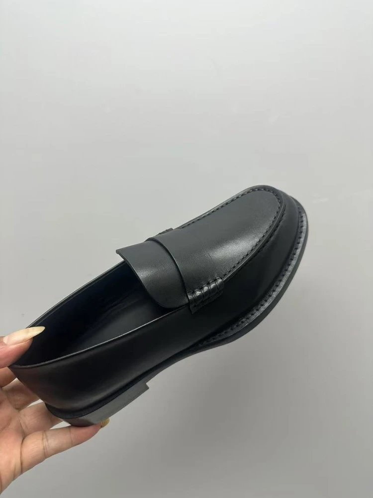 Saint Tears Loafer Black Leather Loafers - 21